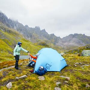 Close to nature in tents