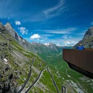 Norwegian mountains and landmarks