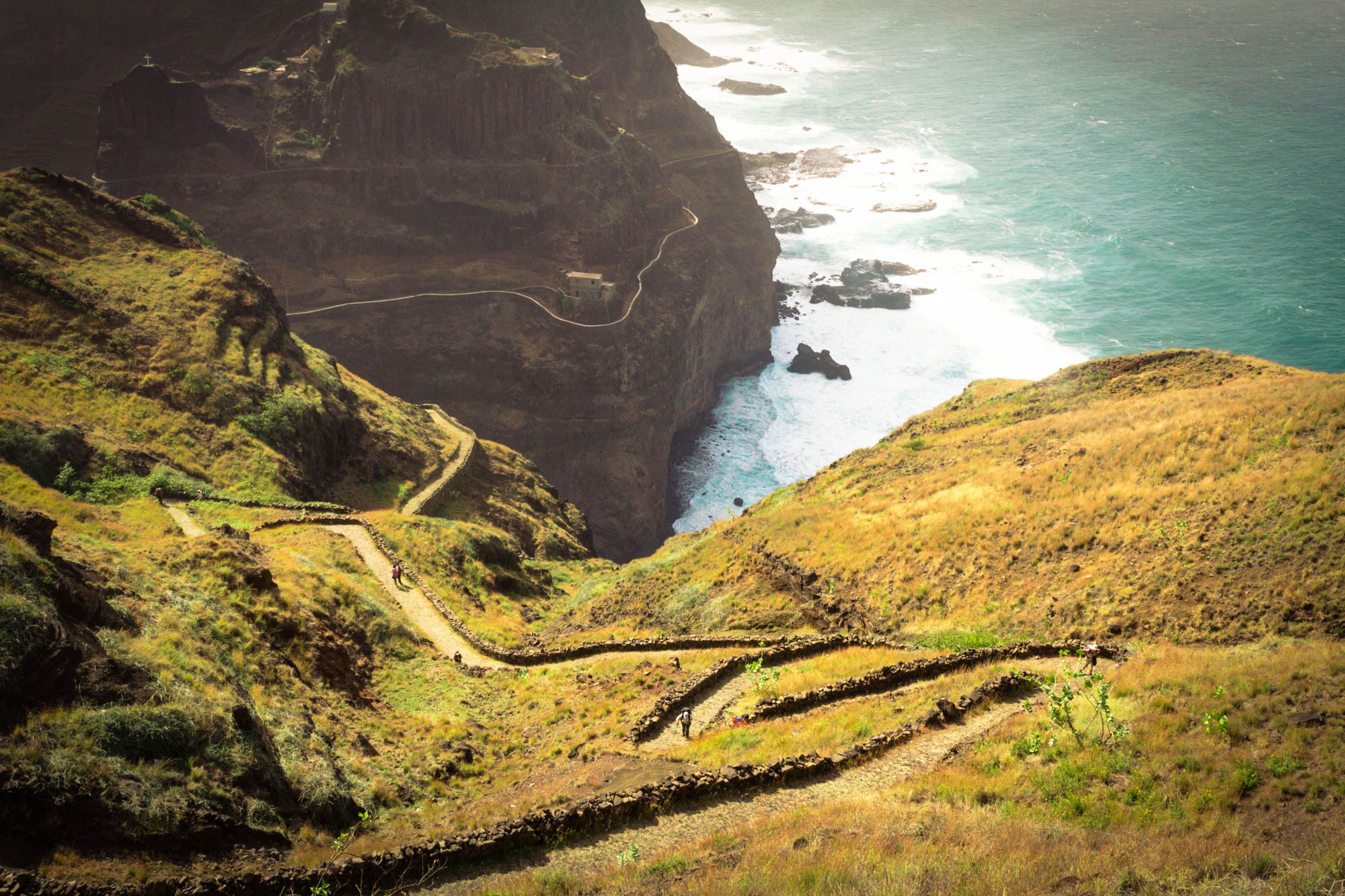 Wanderweg auf Santo Antao, Kapverden, Afrika