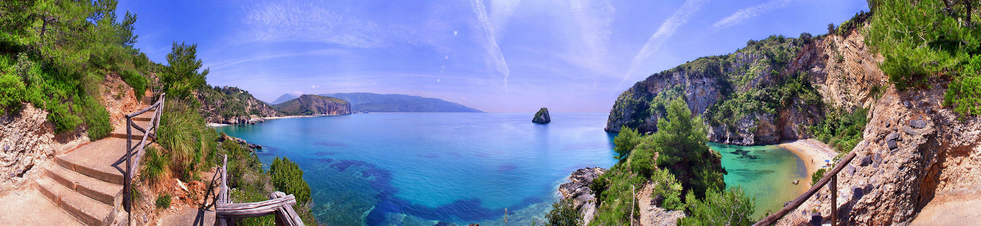 Palinuro, spiaggia a 360&deg;